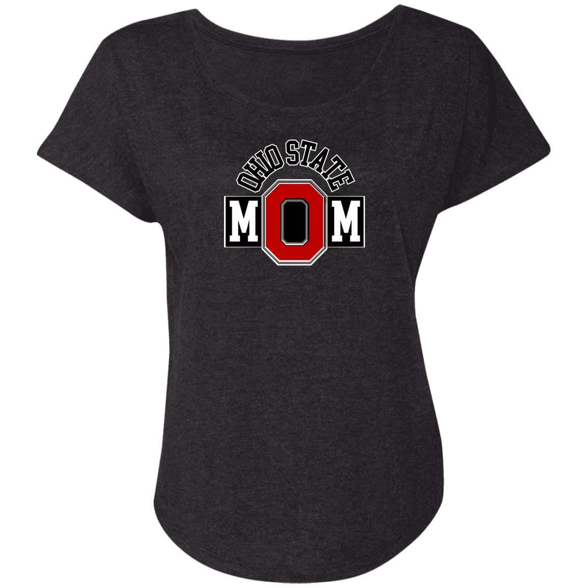 OSUMOM Ohio State Ladies' Triblend Dolman Sleeve