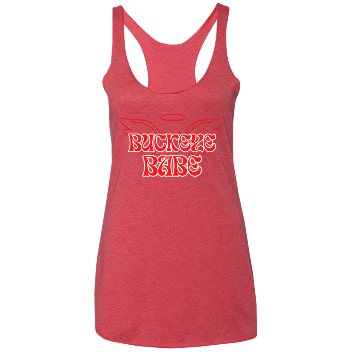BABE Ohio State Ladies' Triblend Racerback Tank