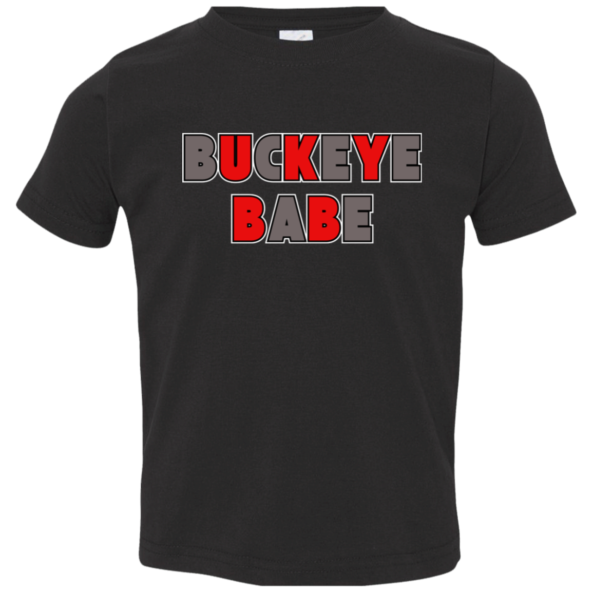 BUCKBABE Ohio State Toddler Jersey T-Shirt