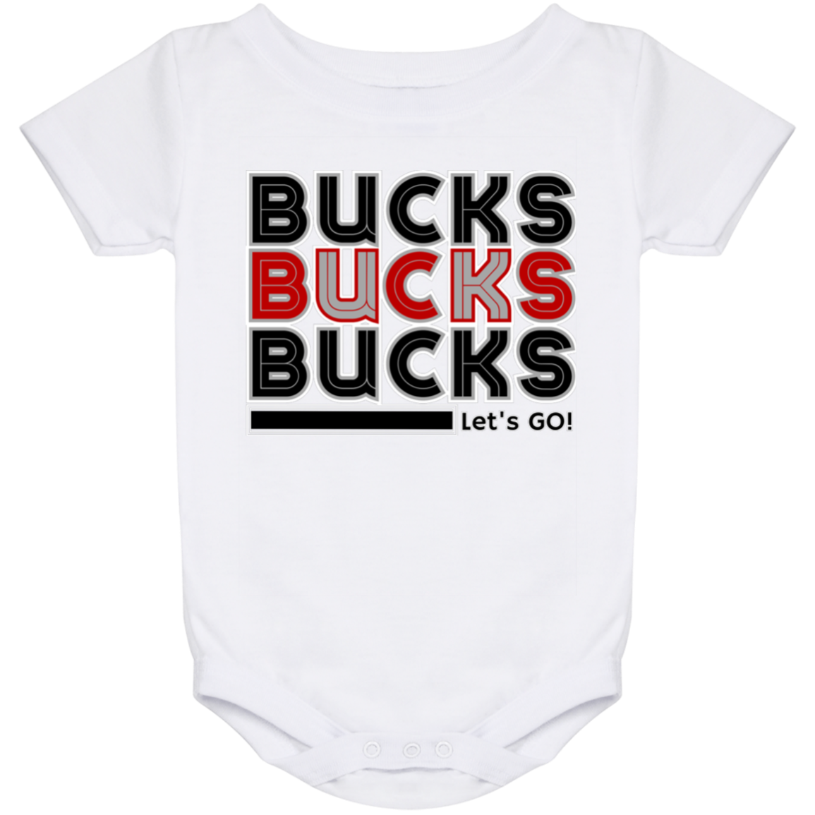 BUCKS Ohio State Baby Onesie 24 Month
