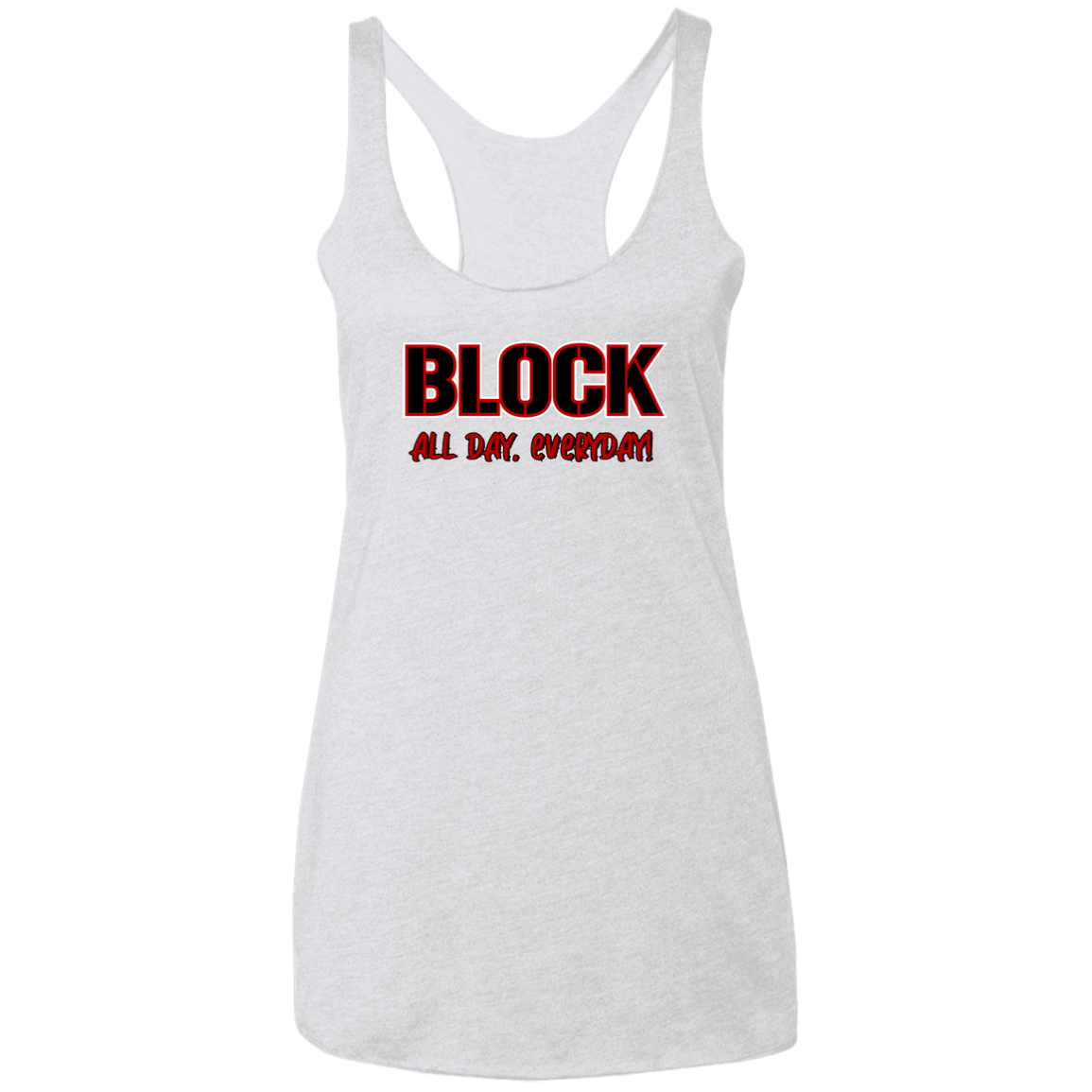 ALLDAY Ohio State Ladies' Triblend Racerback Tank