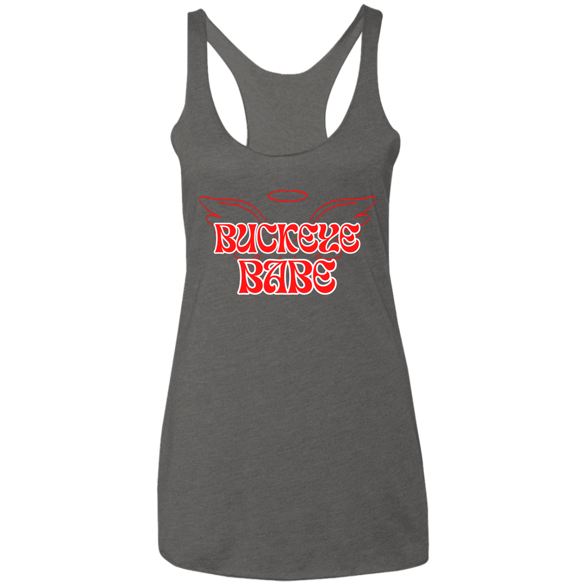 BABE Ohio State Ladies' Triblend Racerback Tank