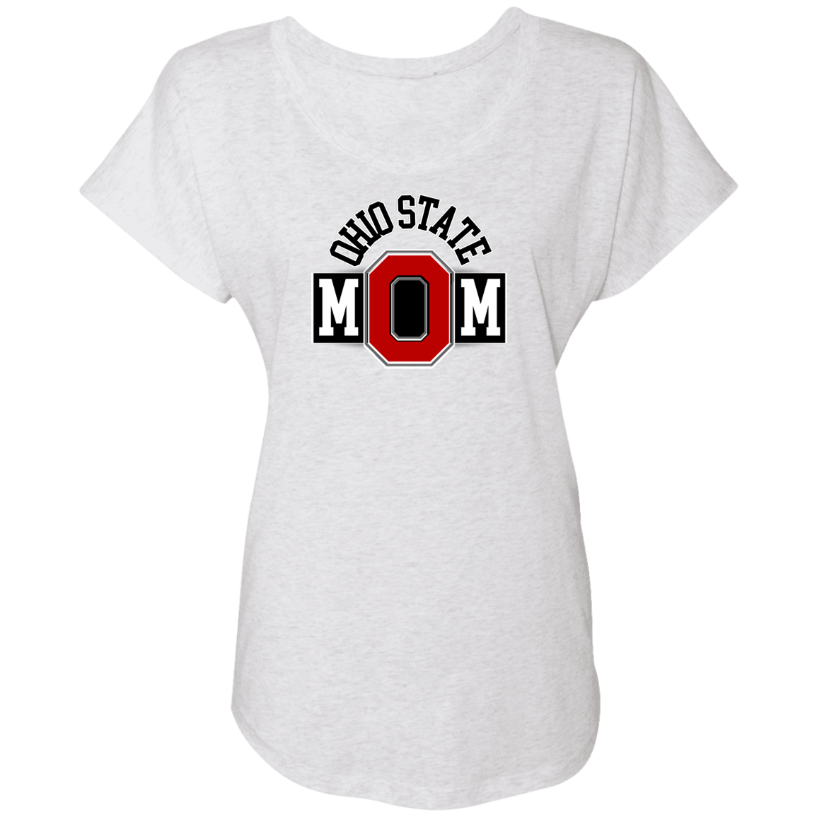 OSUMOM Ohio State Ladies' Triblend Dolman Sleeve