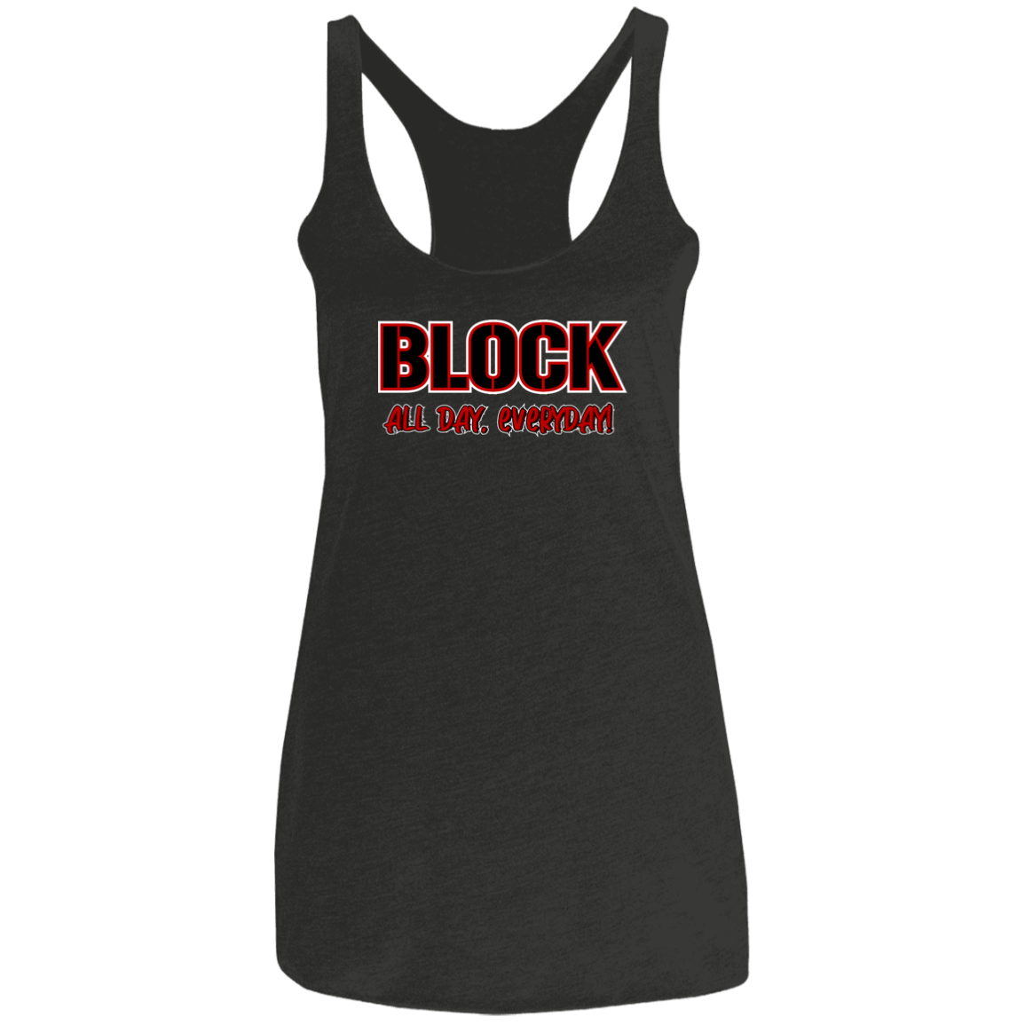 ALLDAY Ohio State Ladies' Triblend Racerback Tank