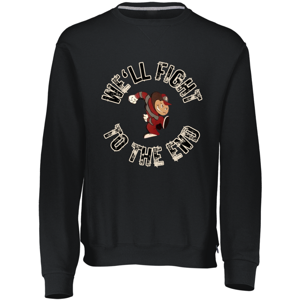 FIGHT Ohio State Youth Dri-Power Fleece Crewneck Sweatshirt