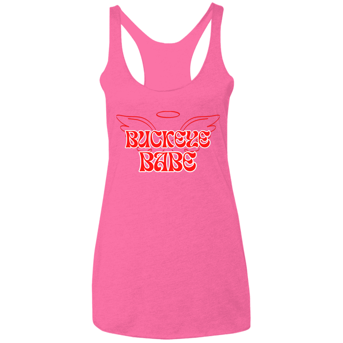 BABE Ohio State Ladies' Triblend Racerback Tank