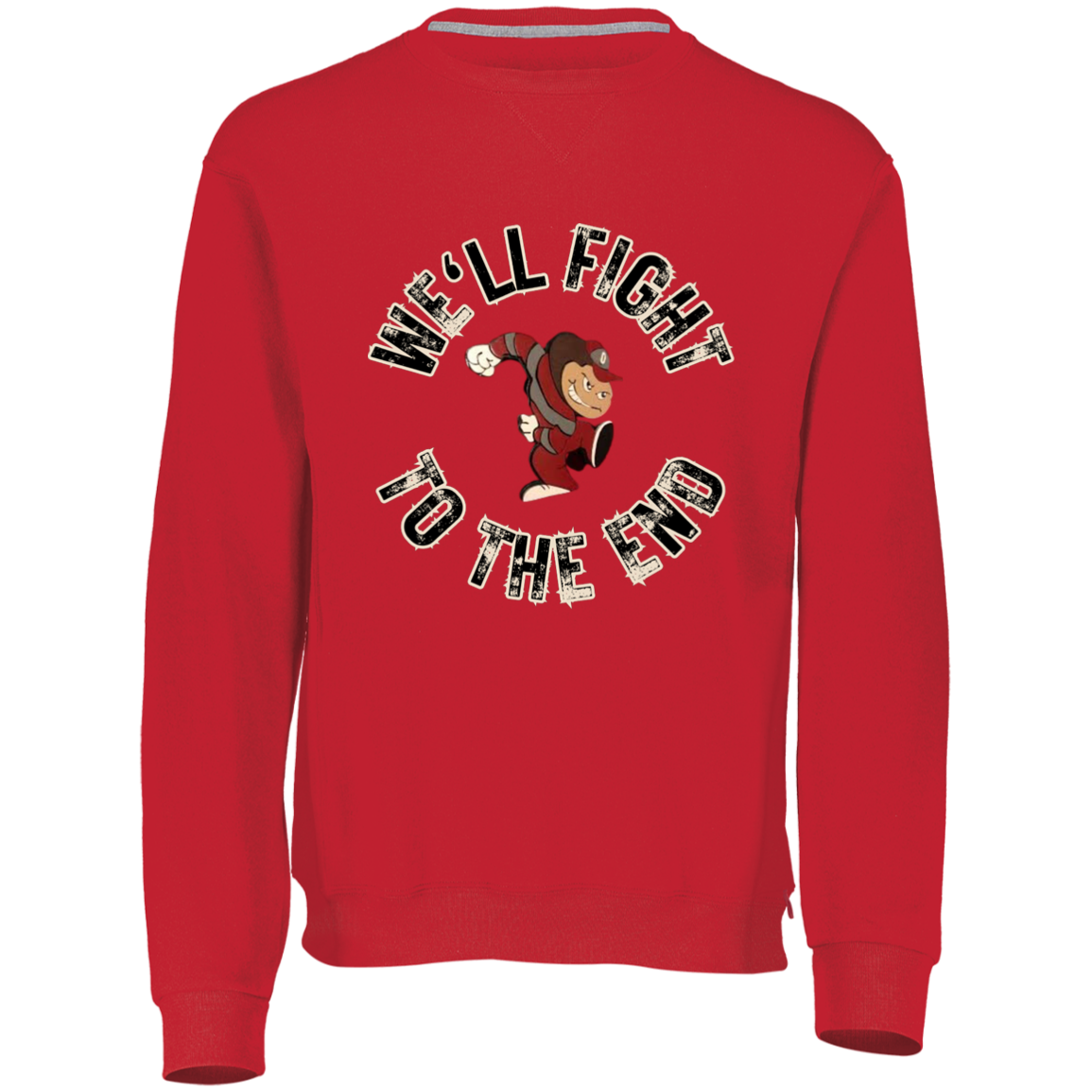 FIGHT Ohio State Youth Dri-Power Fleece Crewneck Sweatshirt