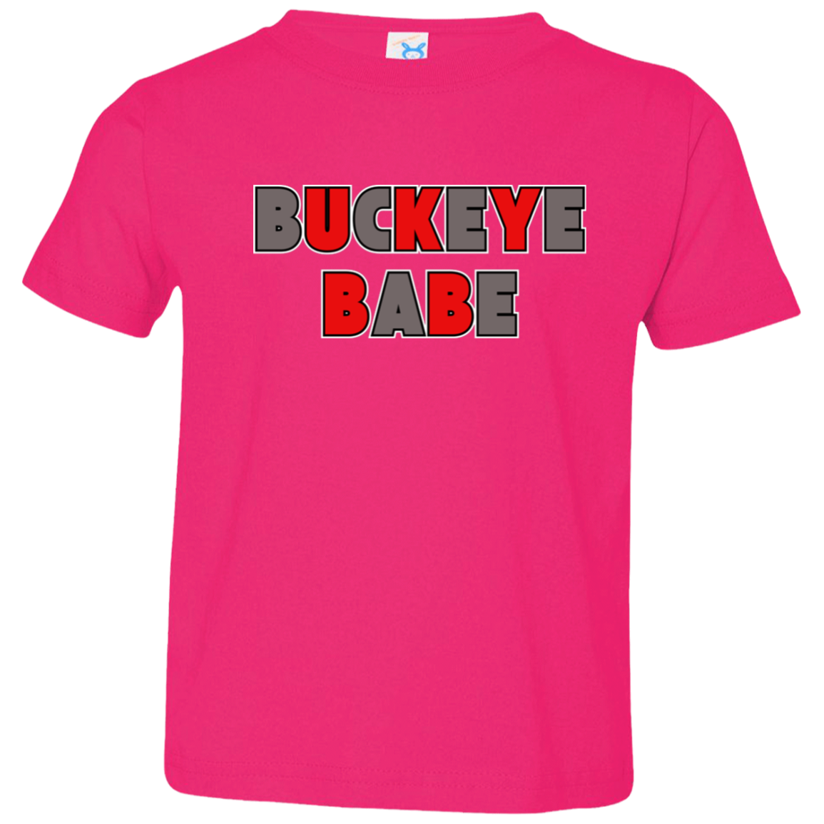 BUCKBABE Ohio State Toddler Jersey T-Shirt