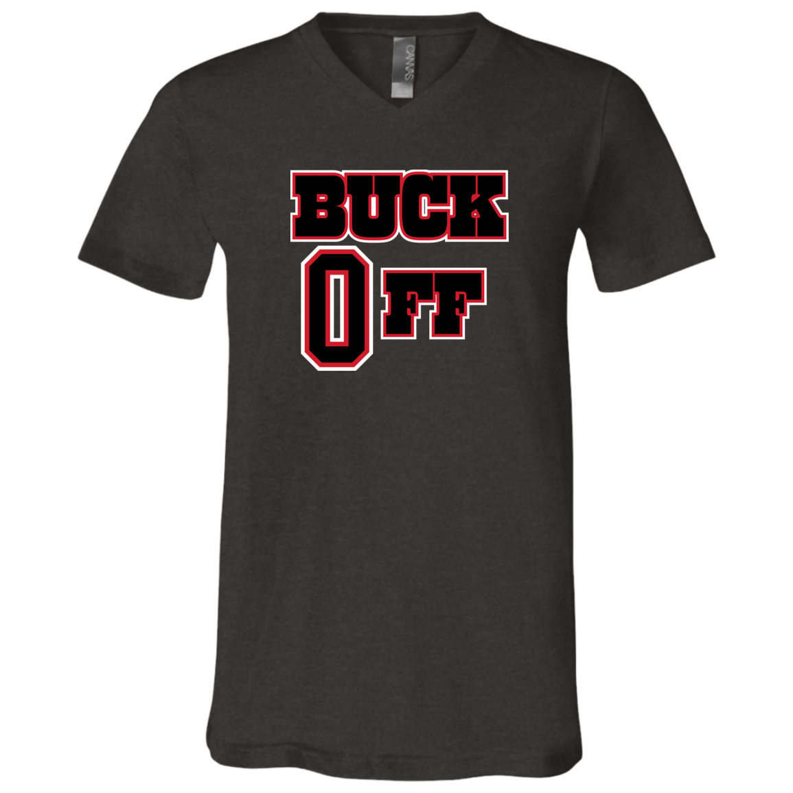 BUCKOFF Ohio State Unisex Jersey SS V-Neck T-Shirt