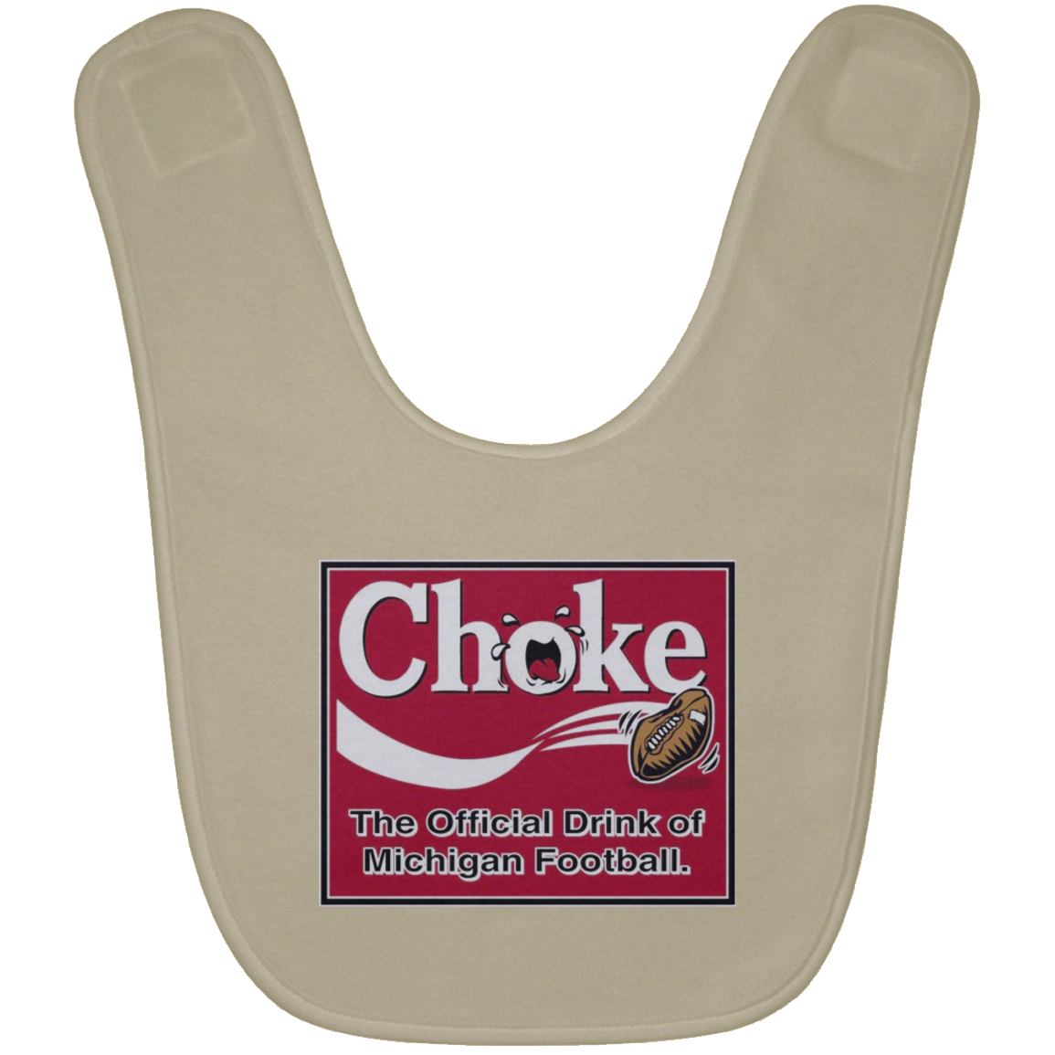 CHOKE Ohio State Baby Bib