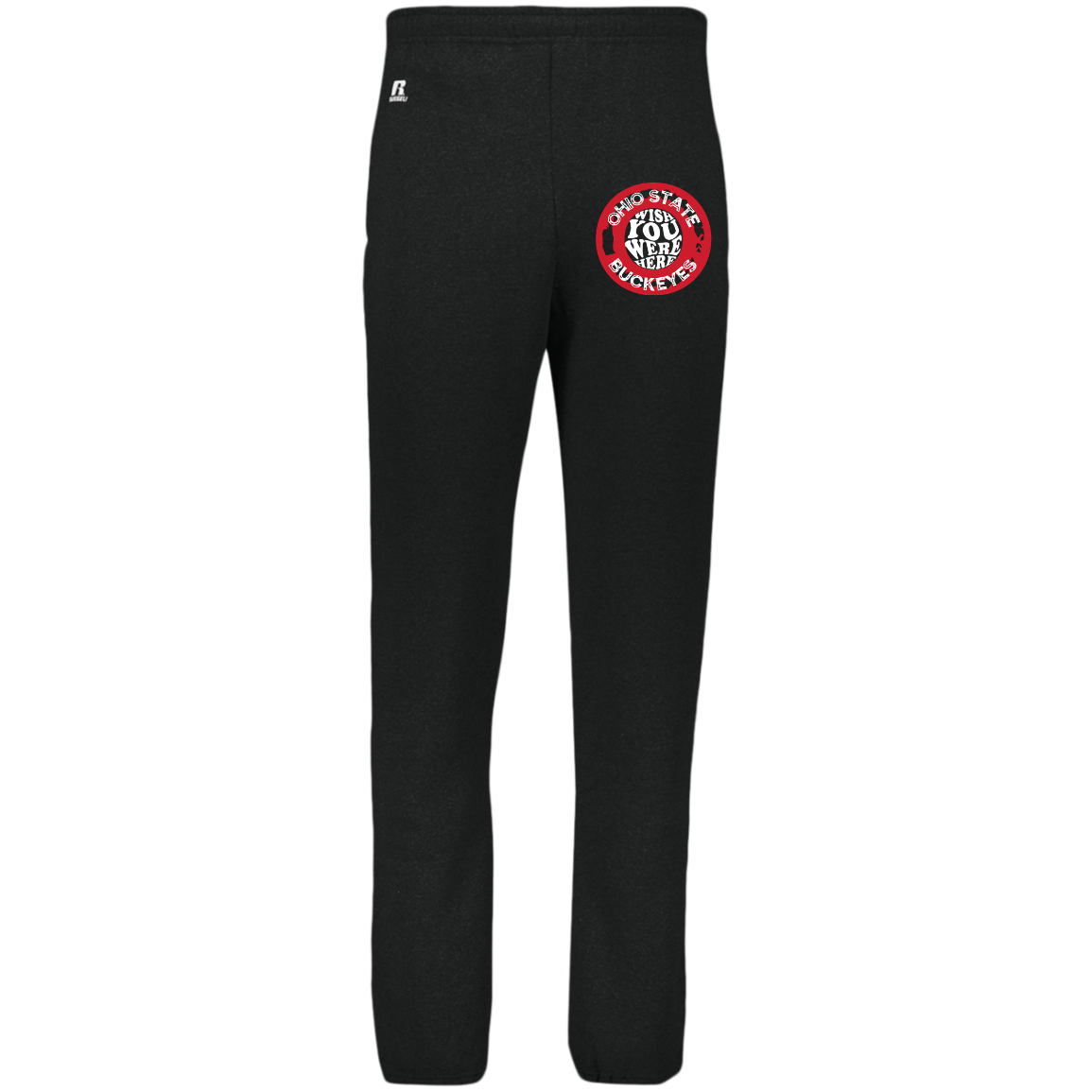 WISH Ohio State Dri-Power Closed Bottom Pocket Sweatpants