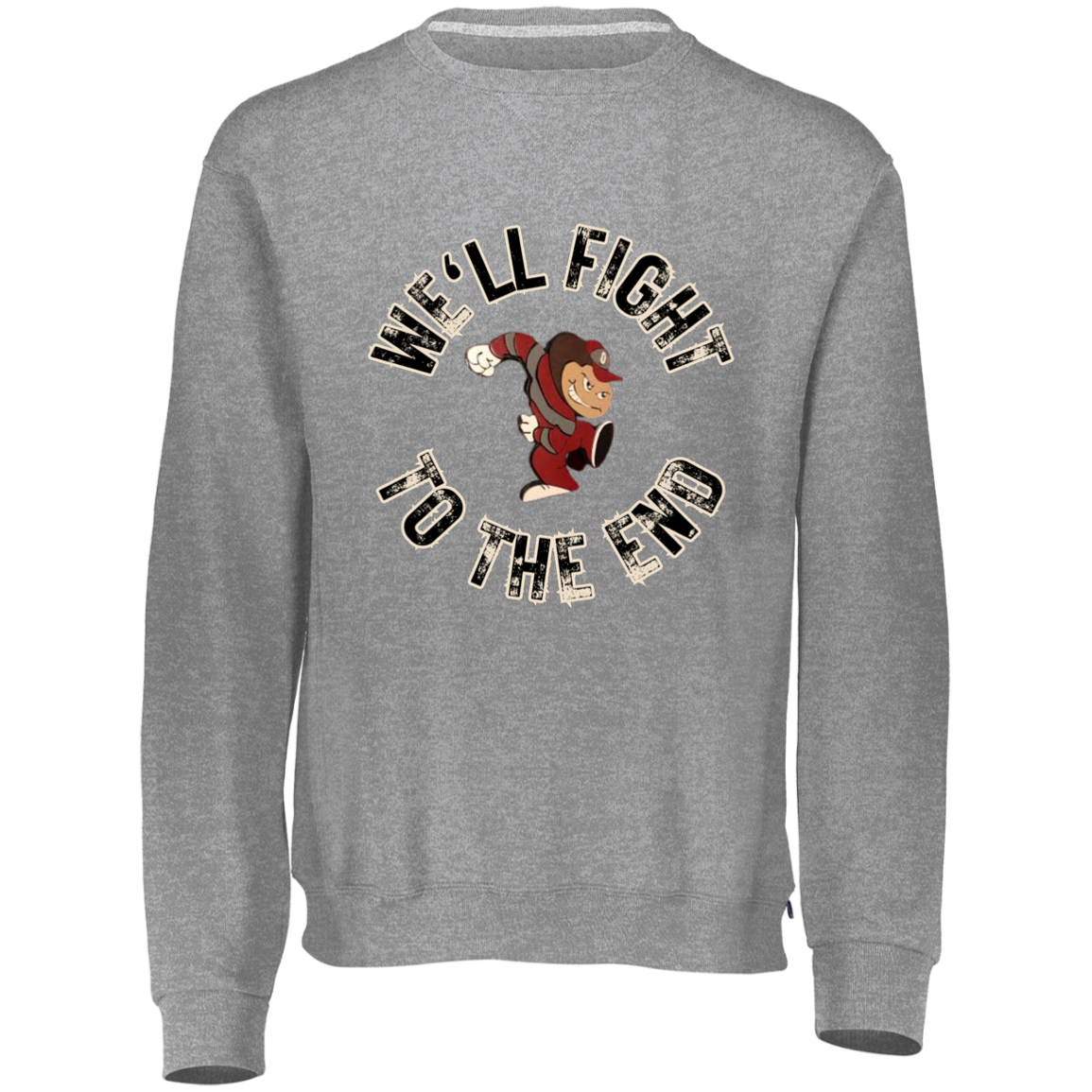 FIGHT Ohio State Youth Dri-Power Fleece Crewneck Sweatshirt