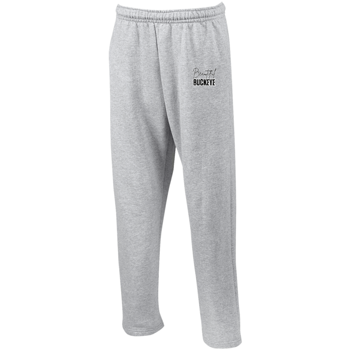 BEAUTIFUL Ohio State Open Bottom Sweatpants with Pockets
