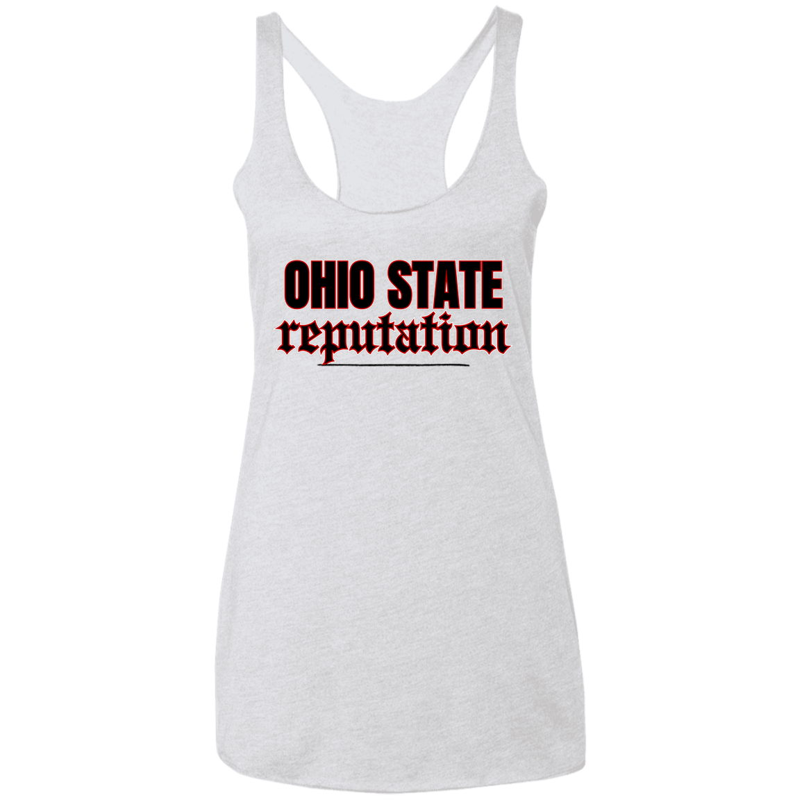 REP Ohio State Ladies' Triblend Racerback Tank