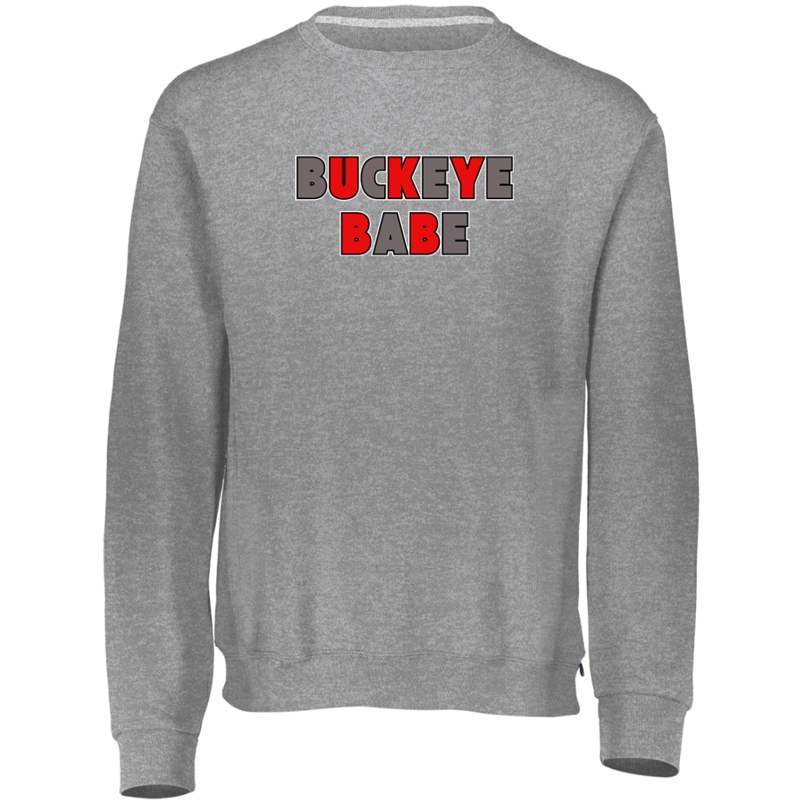 BUCKBABE Ohio State Dri-Power Fleece Crewneck Sweatshirt