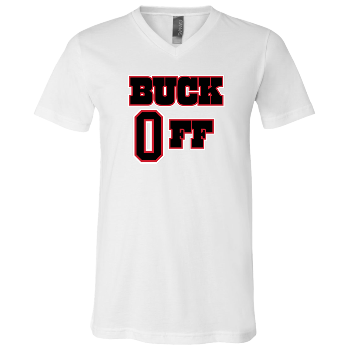 BUCKOFF Ohio State Unisex Jersey SS V-Neck T-Shirt
