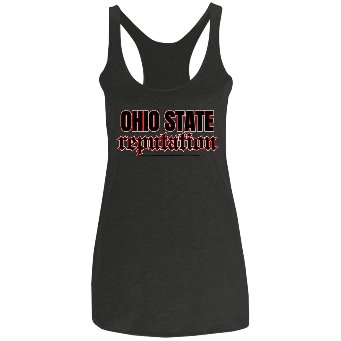 REP Ohio State Ladies' Triblend Racerback Tank