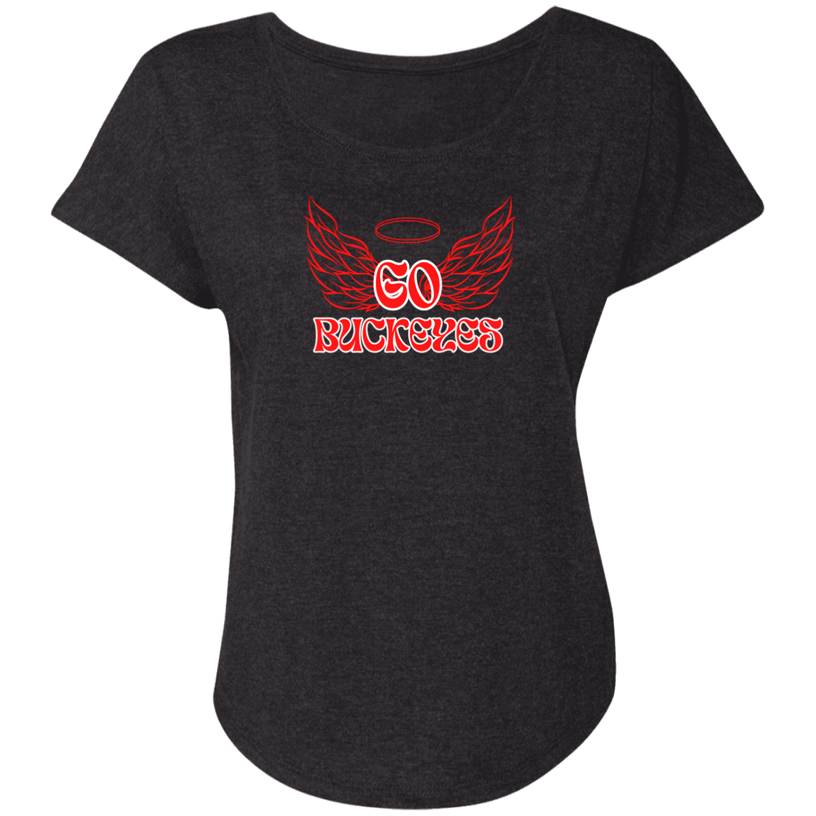 GOBUCKS Ohio State Ladies' Triblend Dolman Sleeve
