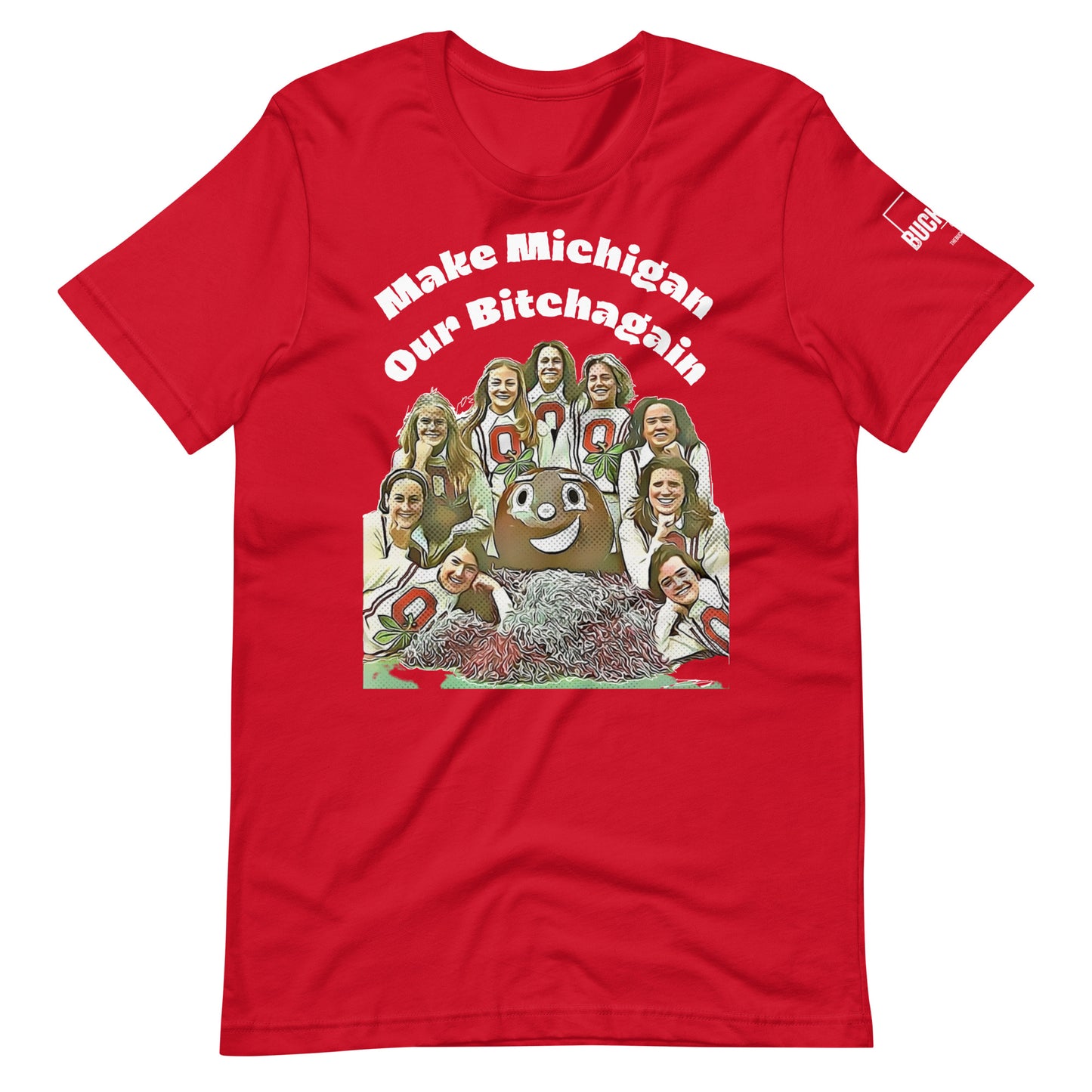 BITCHAGAIN Ohio State Retro Unisex Graphic T-shirt