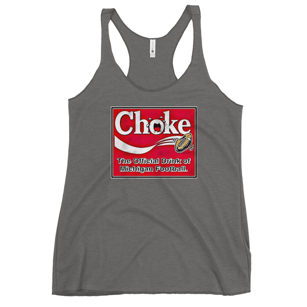 MICHIGAN CHOKE Ohio State Women's Racerback Graphic Tank