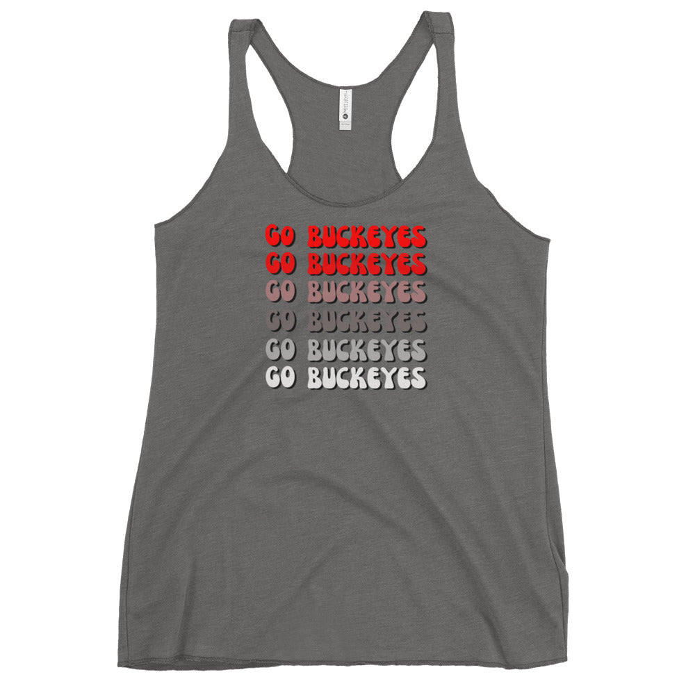 GOOOOO Ohio State Women's Racerback Graphic Tank