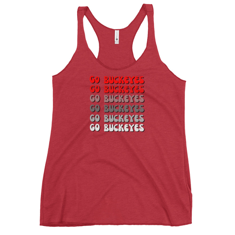 GOOOOO Ohio State Women's Racerback Graphic Tank