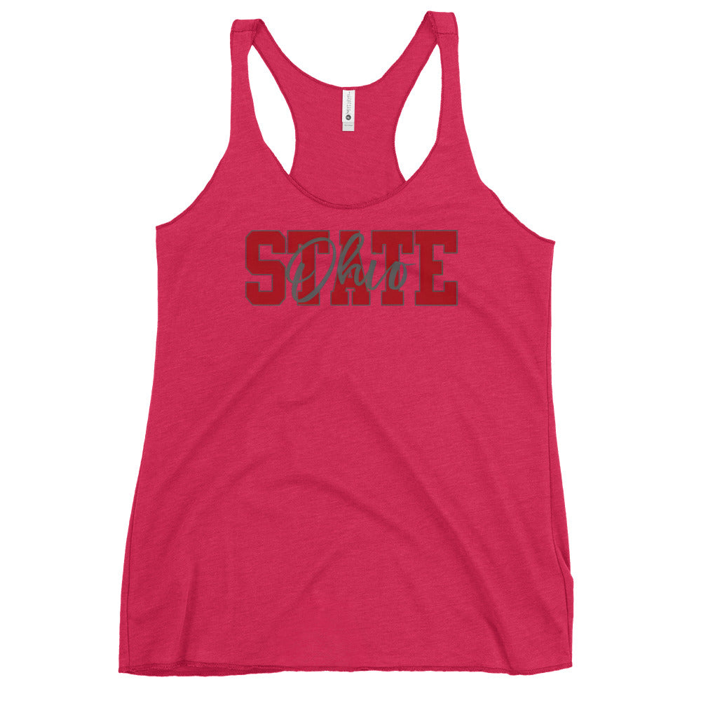 OHIO STATE S Women's Racerback Graphic Tank