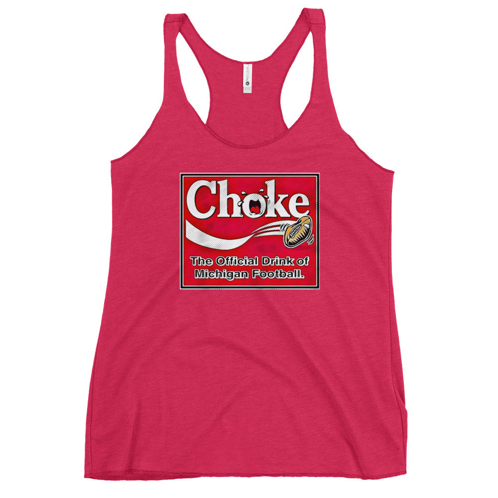 MICHIGAN CHOKE Ohio State Women's Racerback Graphic Tank
