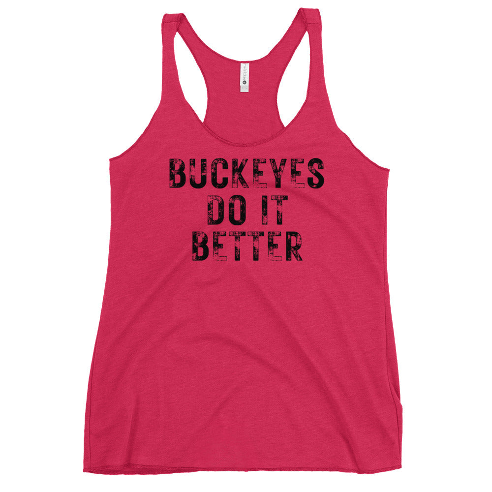 BETTER Ohio State Women's Racerback Graphic Tank