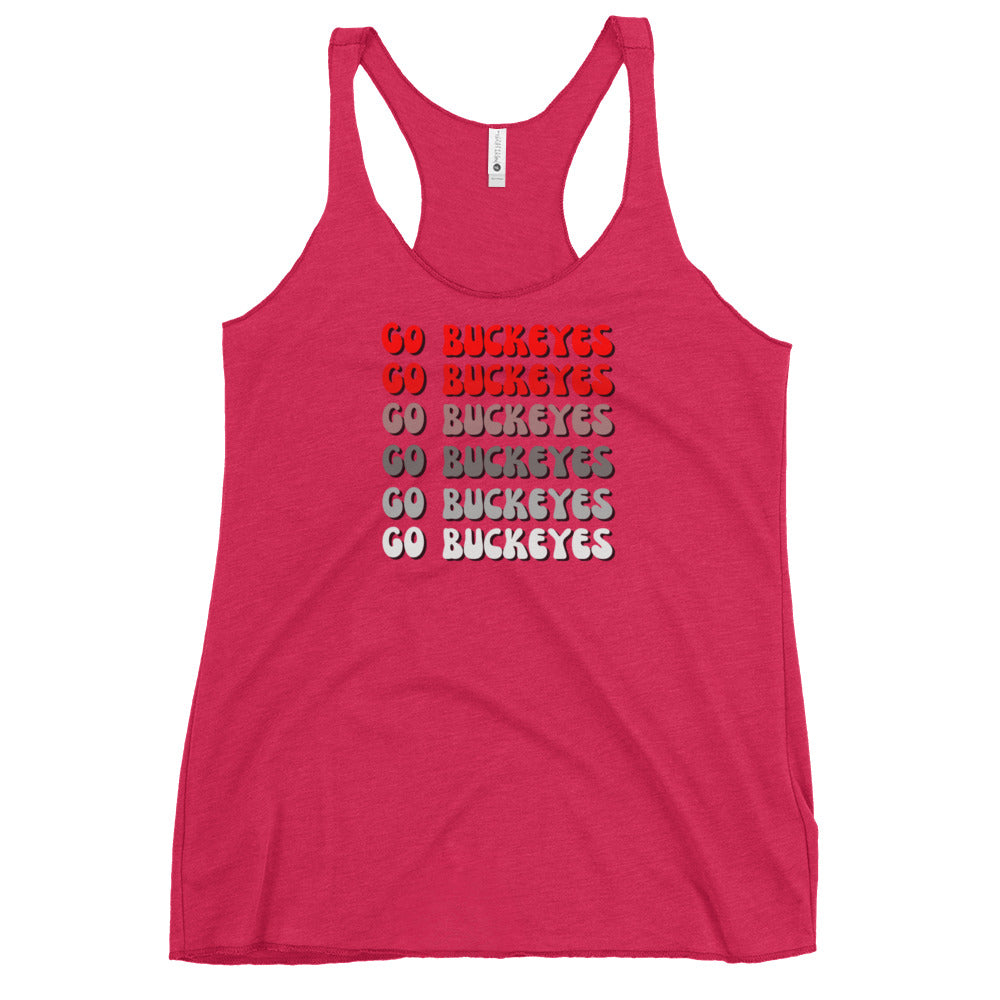 GOOOOO Ohio State Women's Racerback Graphic Tank