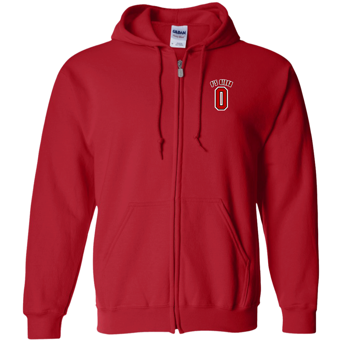 F'SGIVEN Ohio State Zip Up Hooded Sweatshirt