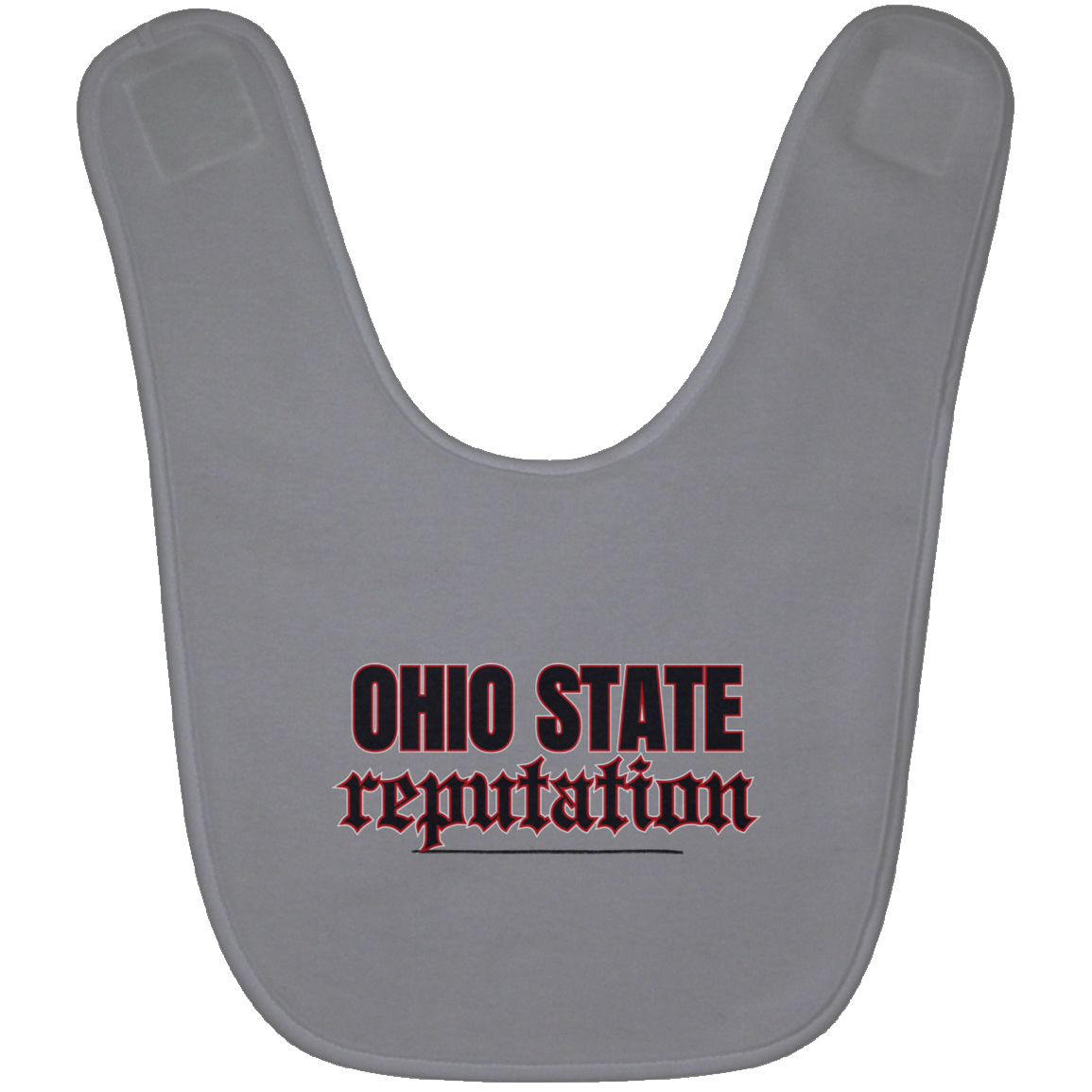 REPUTATION Ohio State Baby Bib