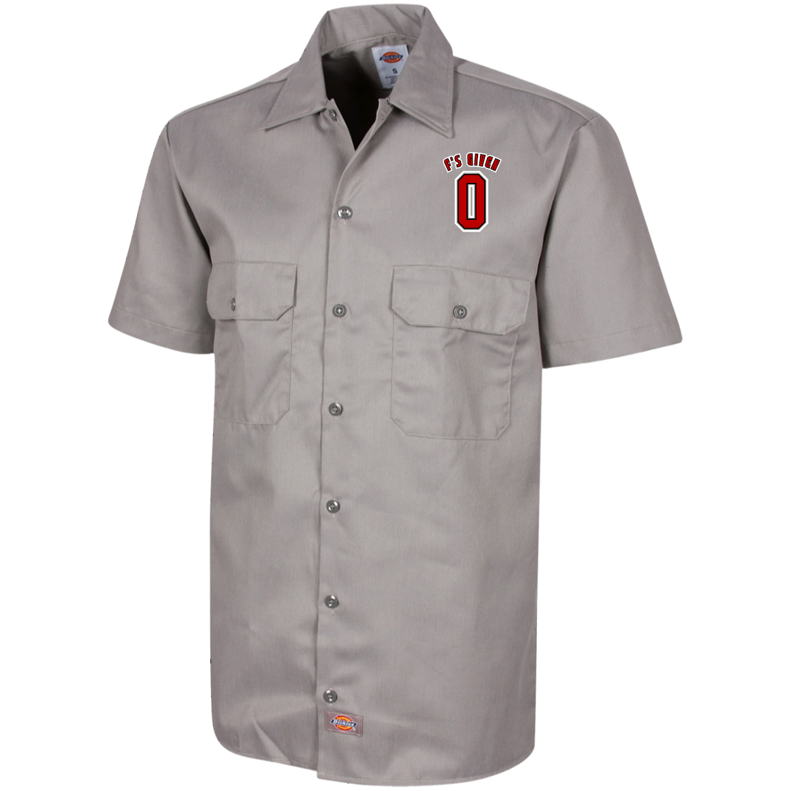 F'SGIVEN Ohio State Dickies Men's Short Sleeve Workshirt