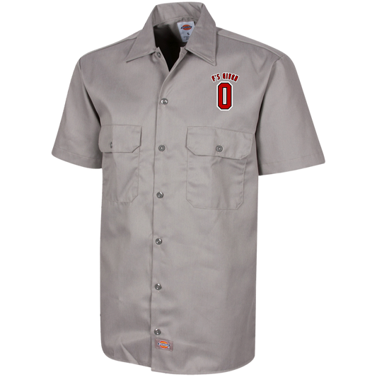 F'SGIVEN Ohio State Dickies Men's Short Sleeve Workshirt