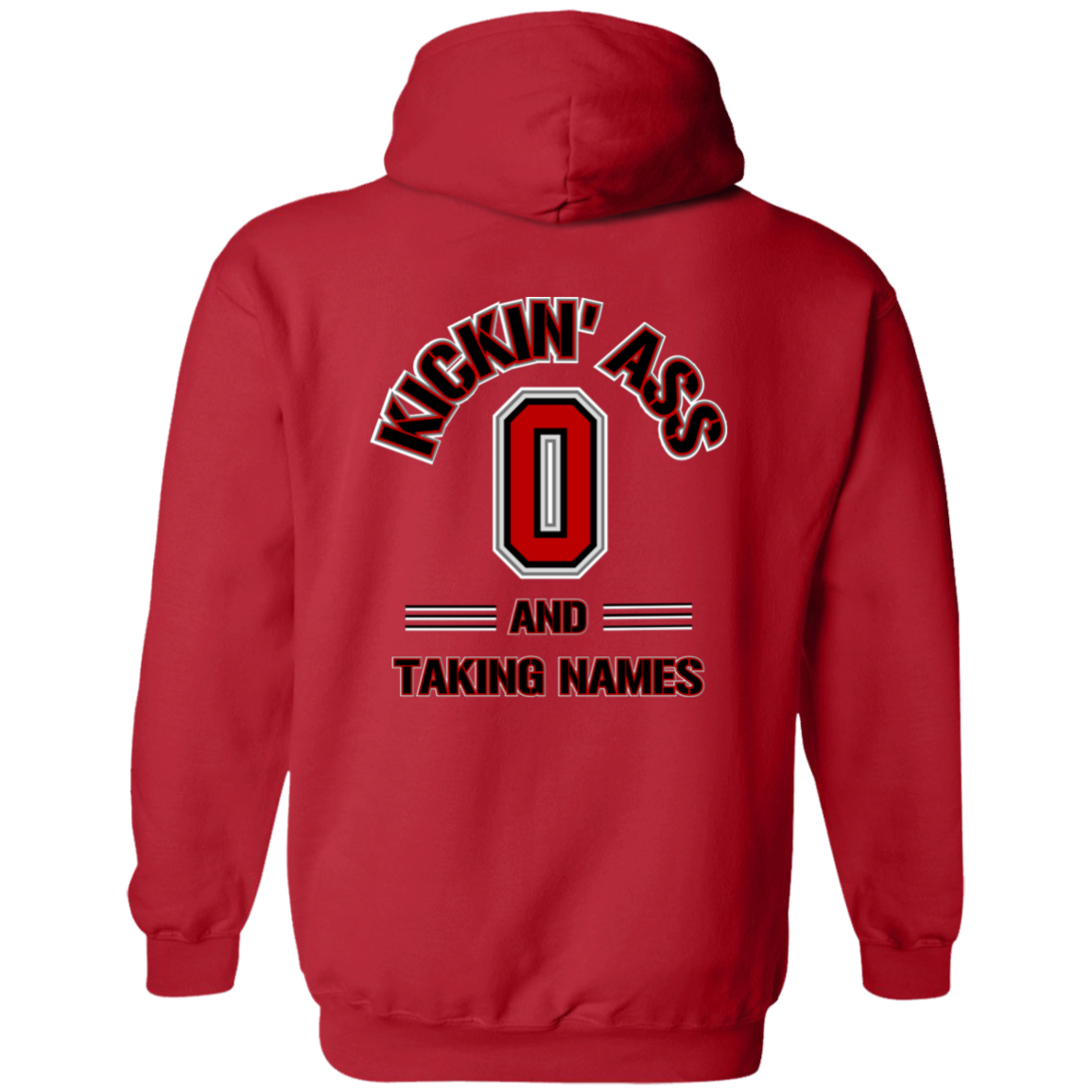 KICKIN Ohio State Zip Up Hooded Sweatshirt