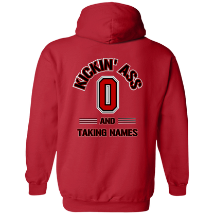 KICKIN Ohio State Zip Up Hooded Sweatshirt