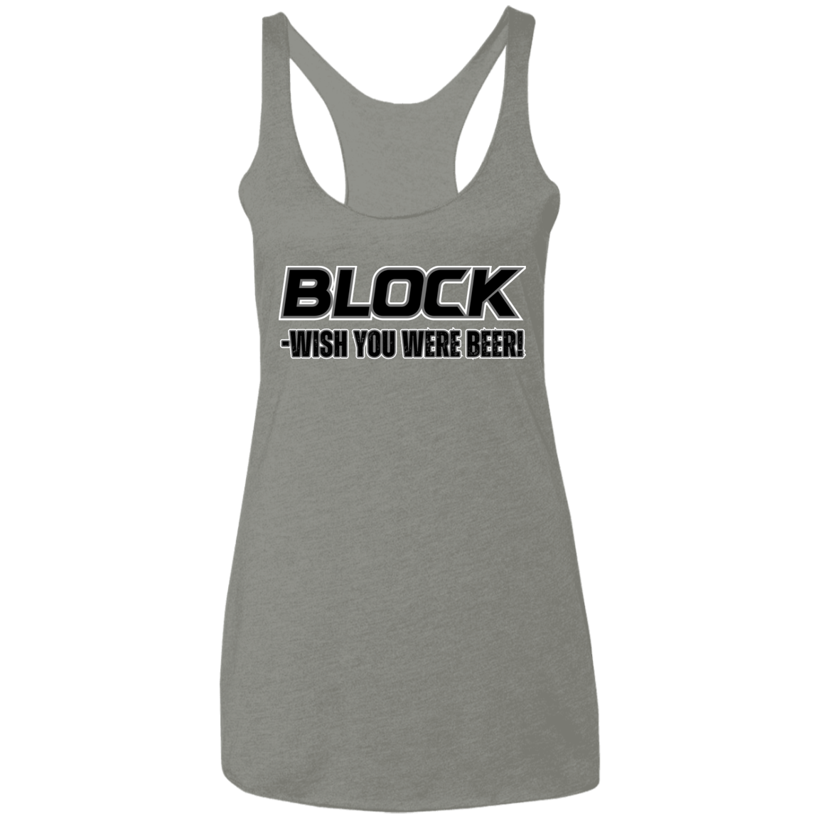 BEER Ohio State Ladies' Triblend Racerback Tank