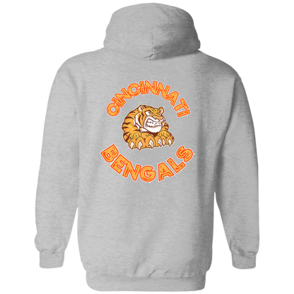 Cincinnati RETRO Zip Up Hooded Sweatshirt