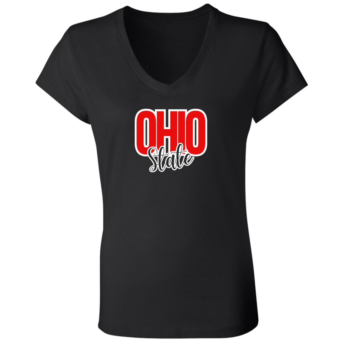 OHSTATE Ohio State Ladies' Jersey V-Neck T-Shirt