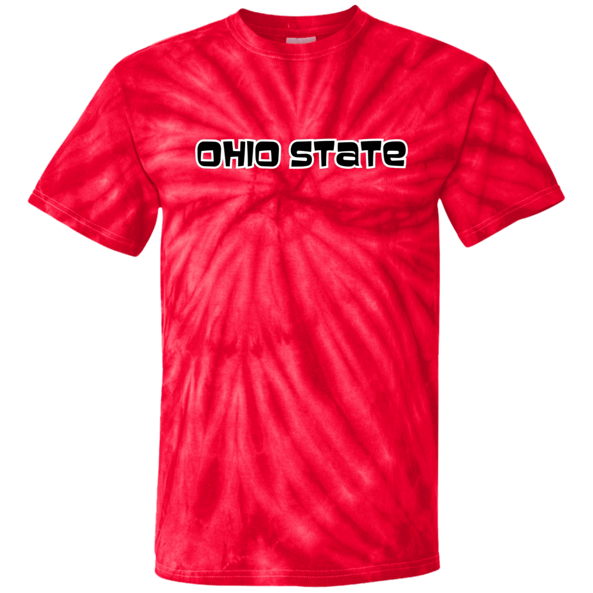 80'S Ohio State 100% Cotton Tie Dye T-Shirt