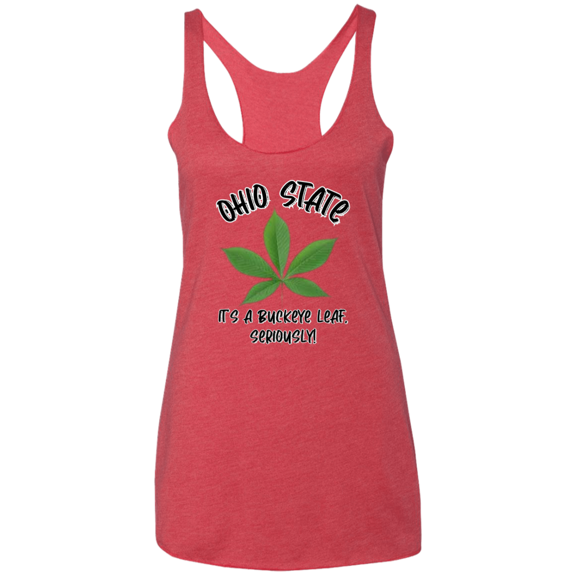 SERIOUSLY Ohio State Ladies' Triblend Racerback Tank