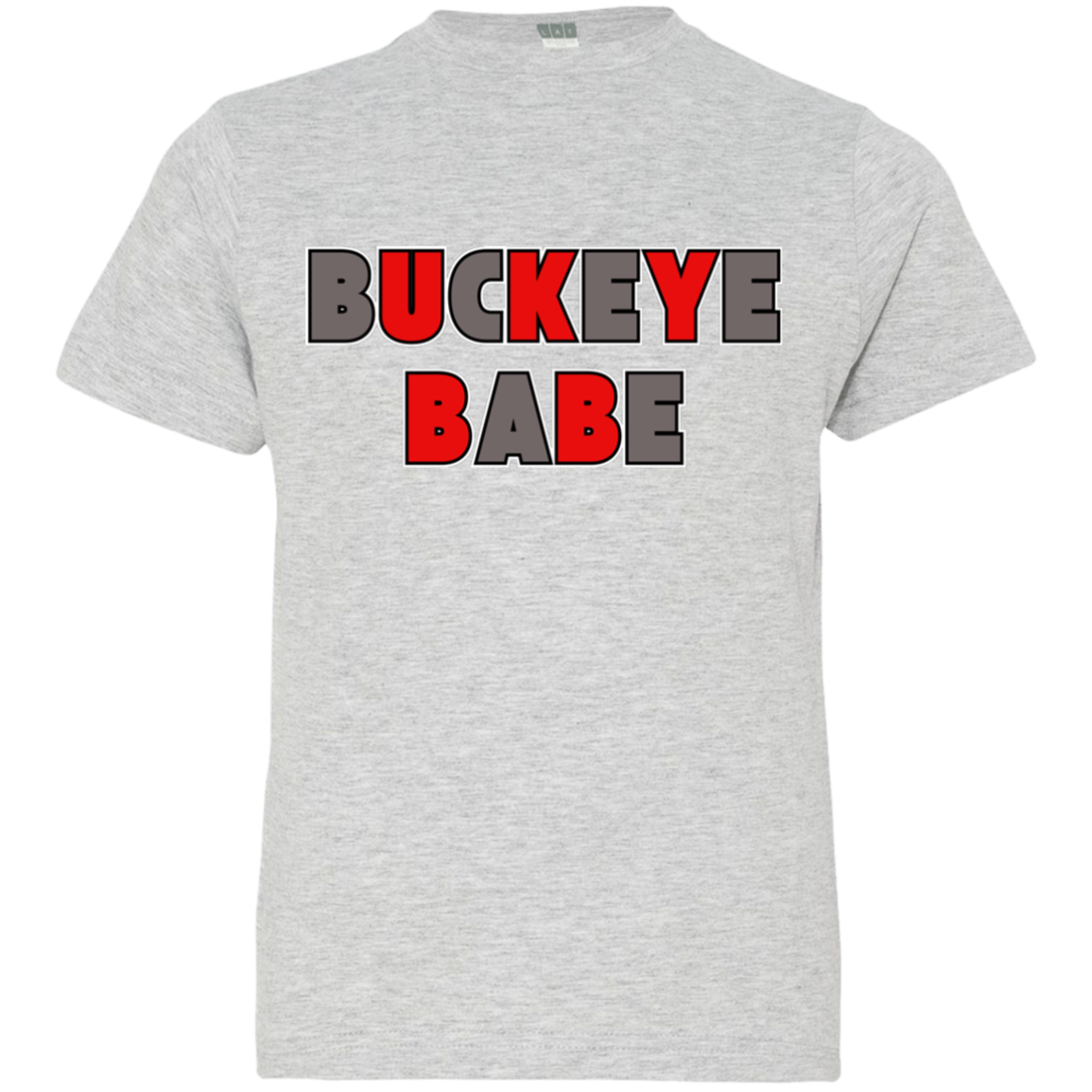 BUCKBABE Ohio State Youth Jersey T-Shirt