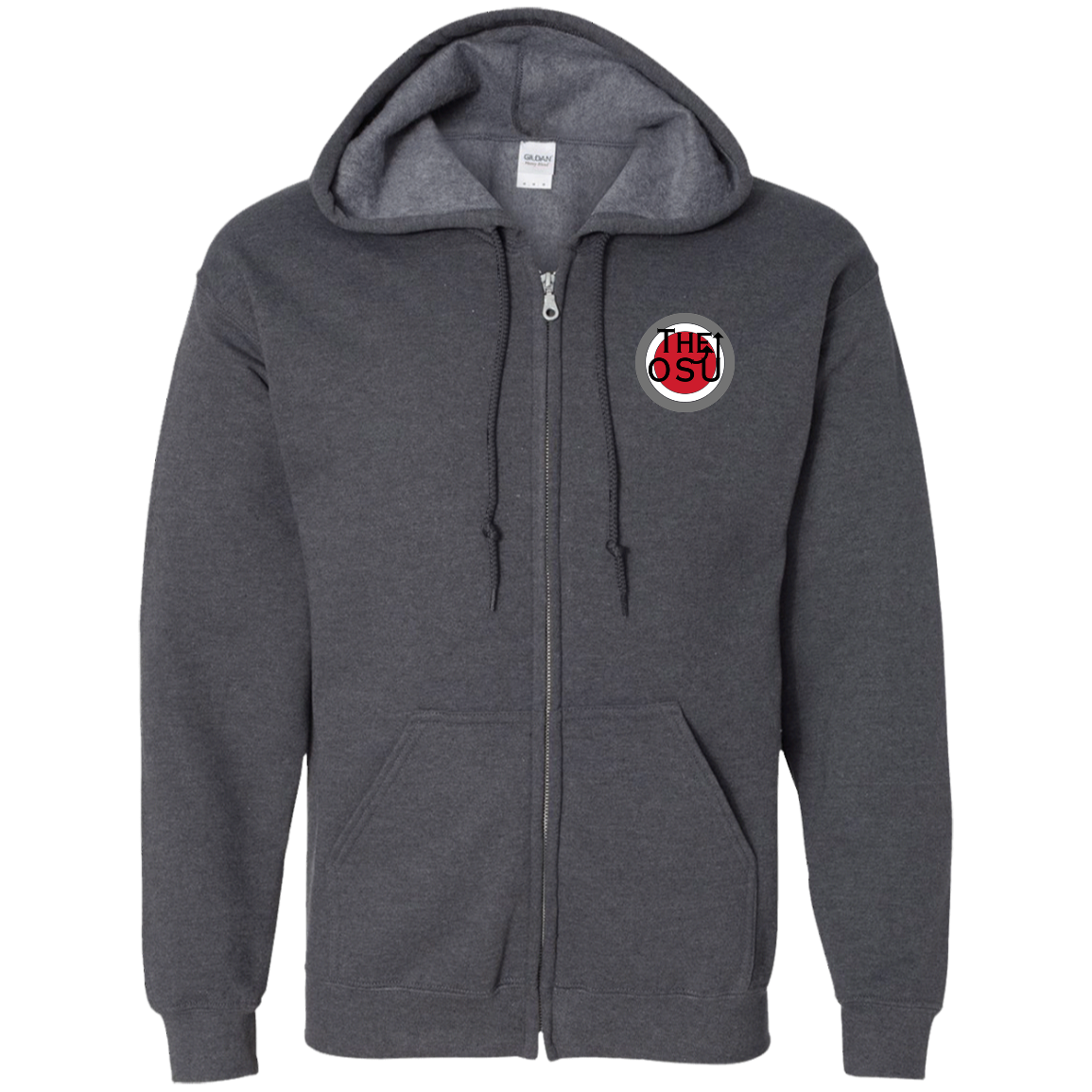 WHO SU Ohio State Zip Up Hooded Sweatshirt