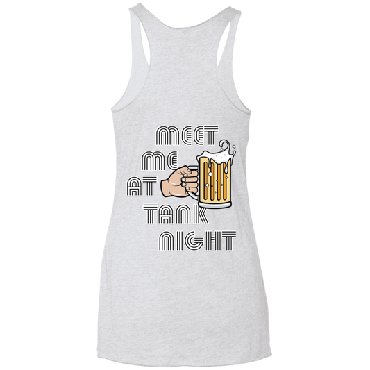 TANK NIGHT Ohio State Ladies' Triblend Racerback Tank