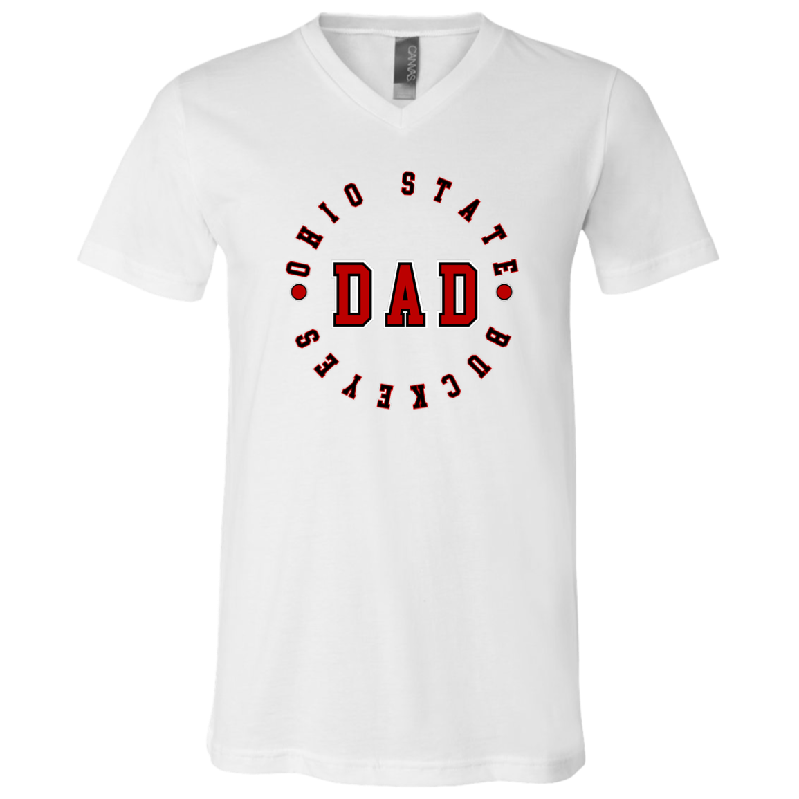 DAD Ohio State Unisex Jersey SS V-Neck T-Shirt