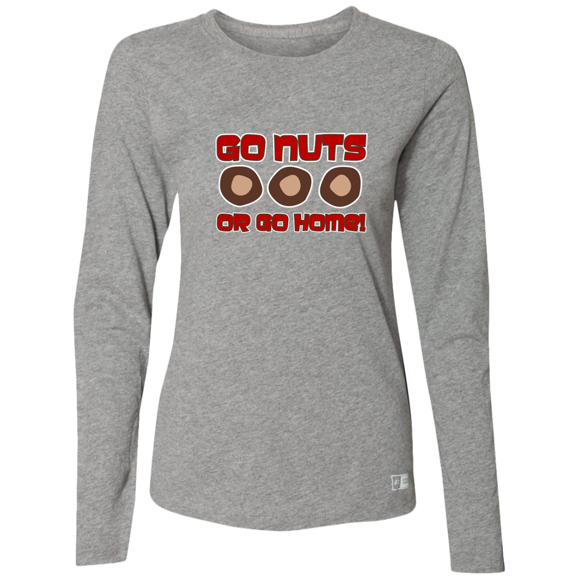 NUTS Ohio State Ladies’ Essential Dri-Power Long Sleeve Tee