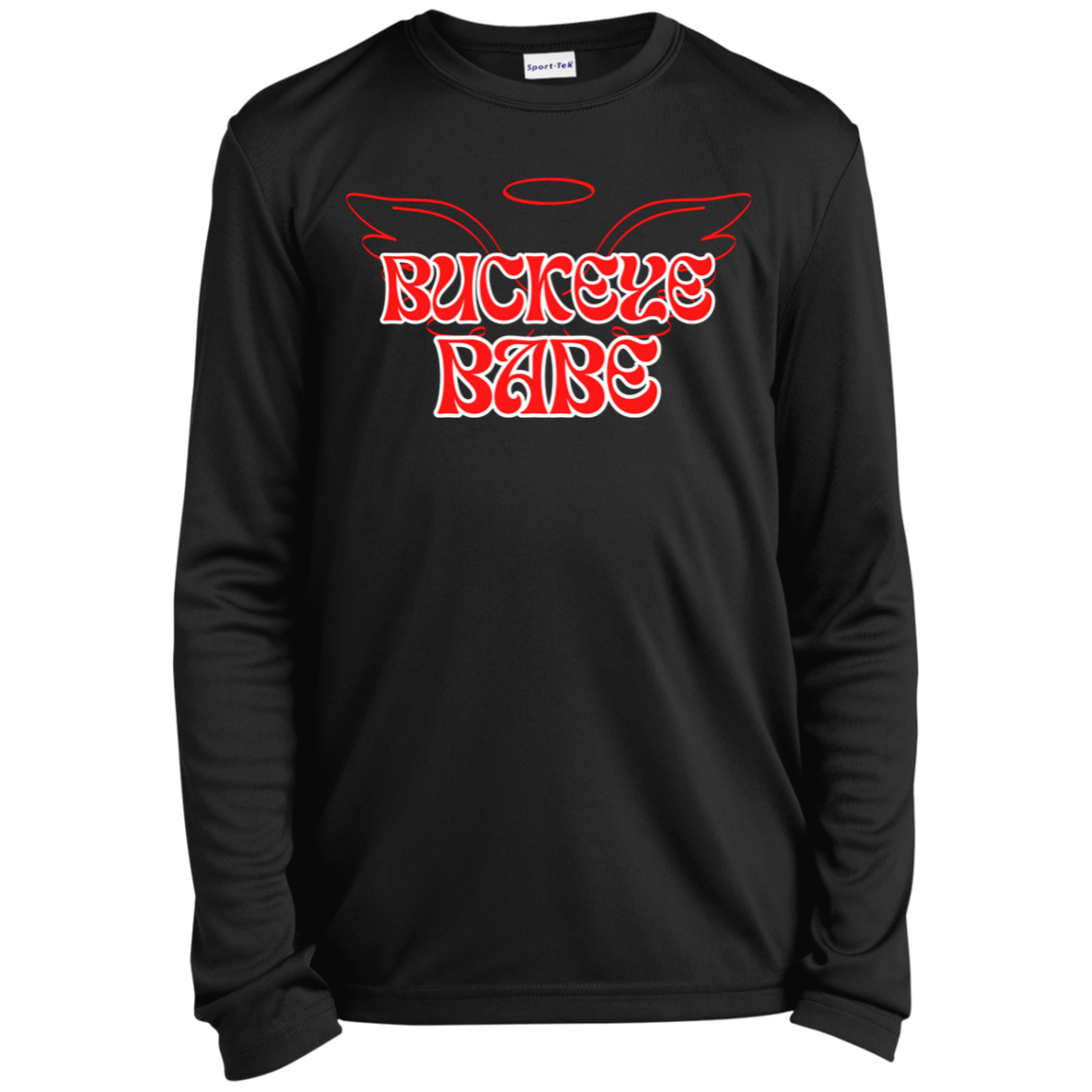 BABE Ohio State Youth Long Sleeve Performance Tee