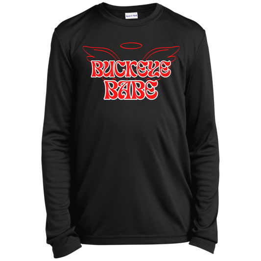 BABE Ohio State Youth Long Sleeve Performance Tee