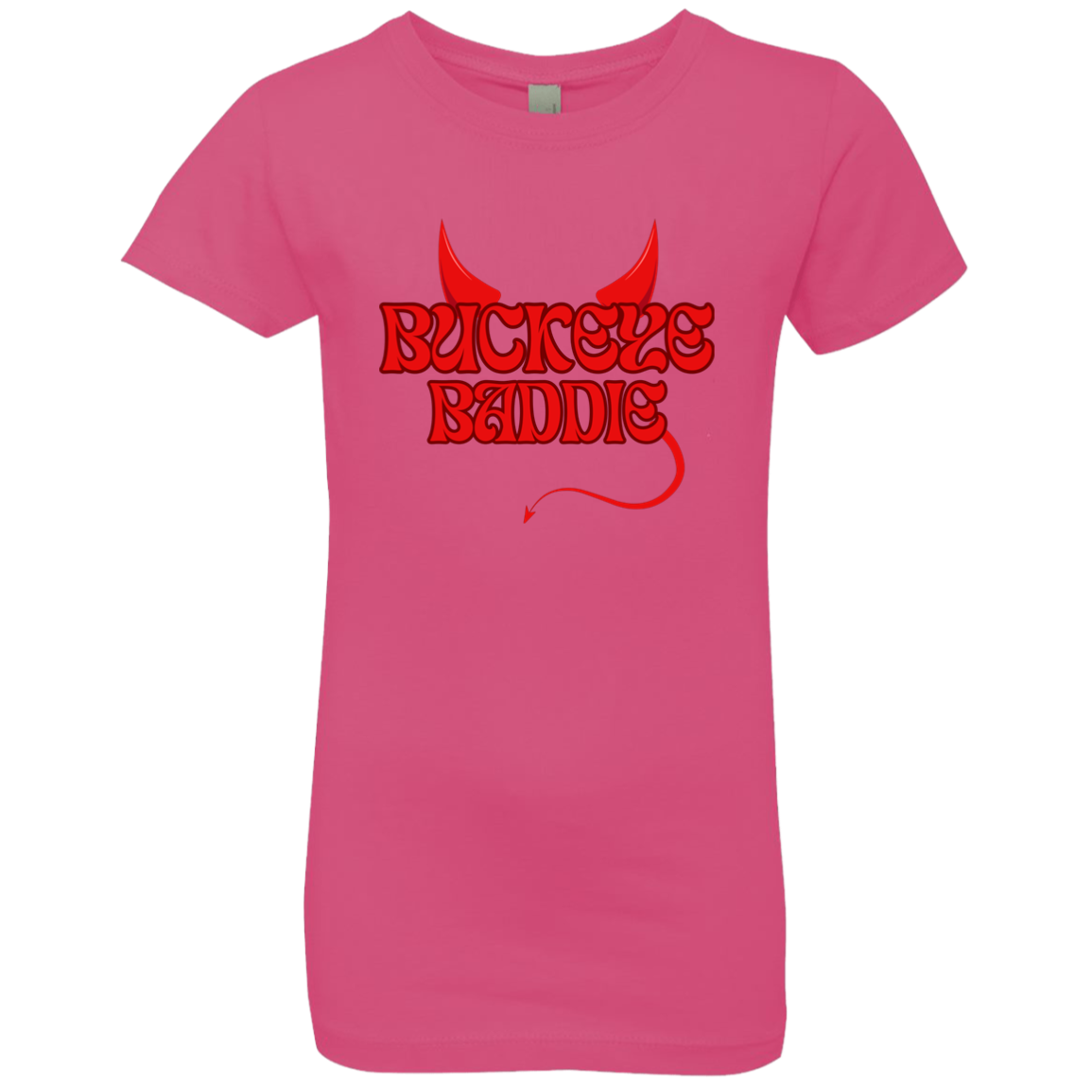 BADDIE Ohio State Girls' Princess T-Shirt