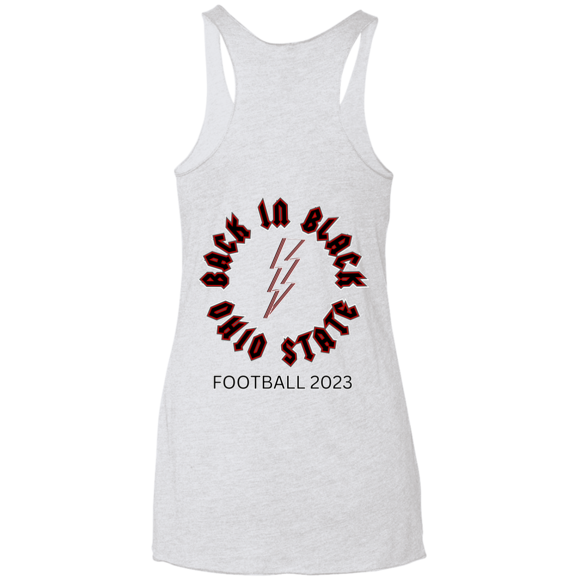 BNB Ohio State Ladies' Triblend Racerback Tank